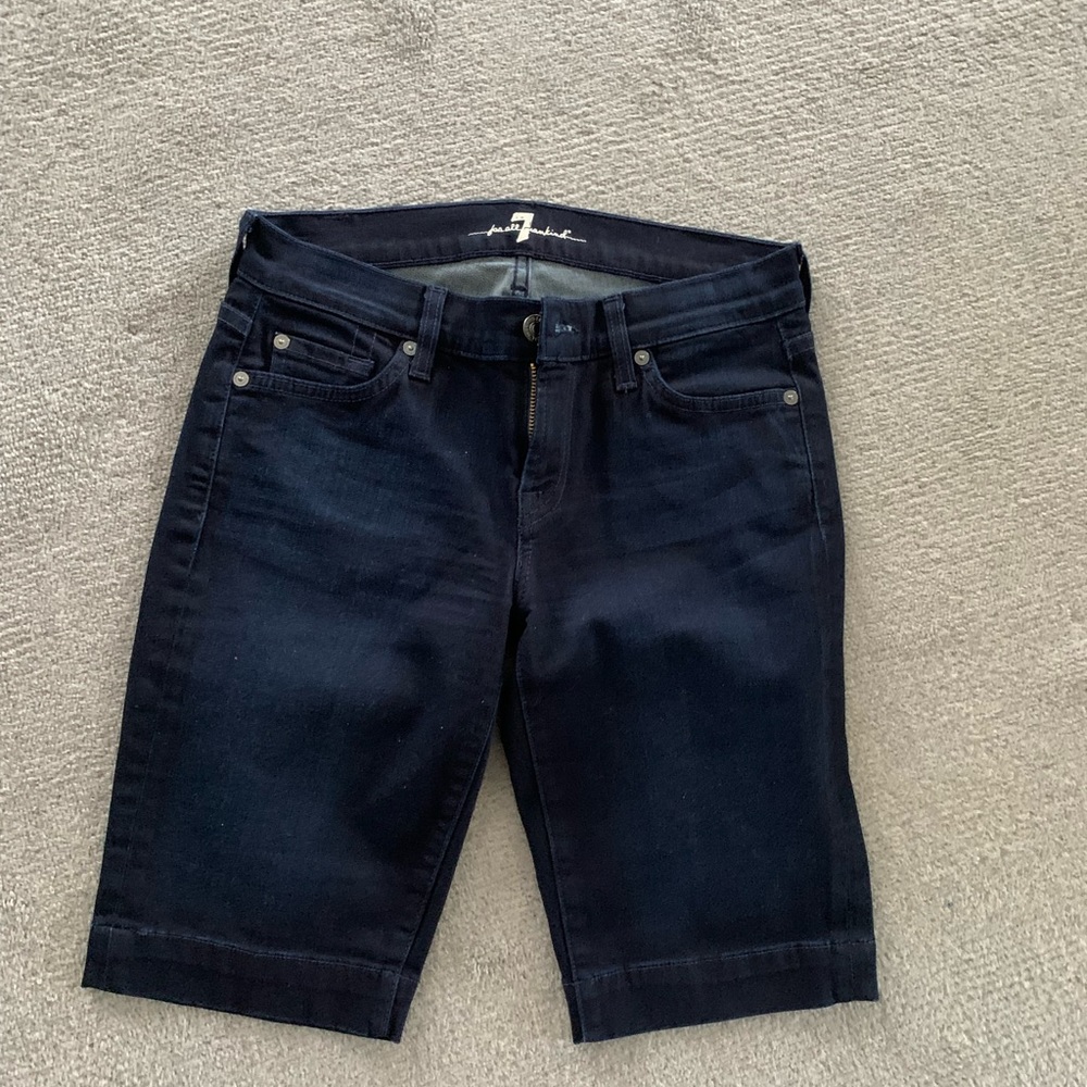 7 for all mankind Bermuda Jean shorts